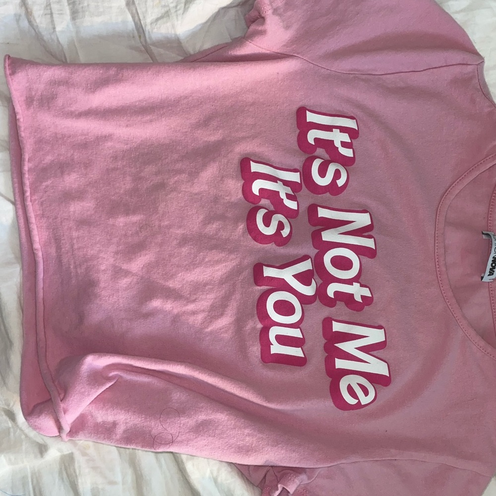 cute pink crop